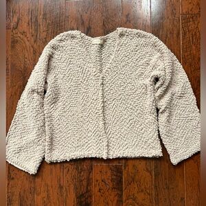 Altar'd State Cream Textured Knit Top